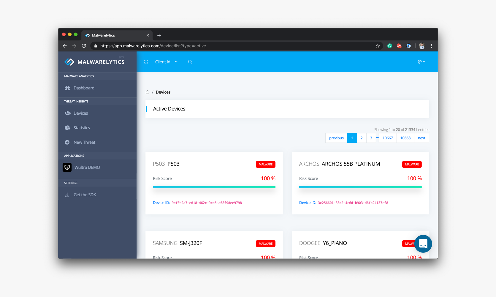 Malwarelytics gallery image
