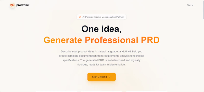 Prodthink screenshot 1