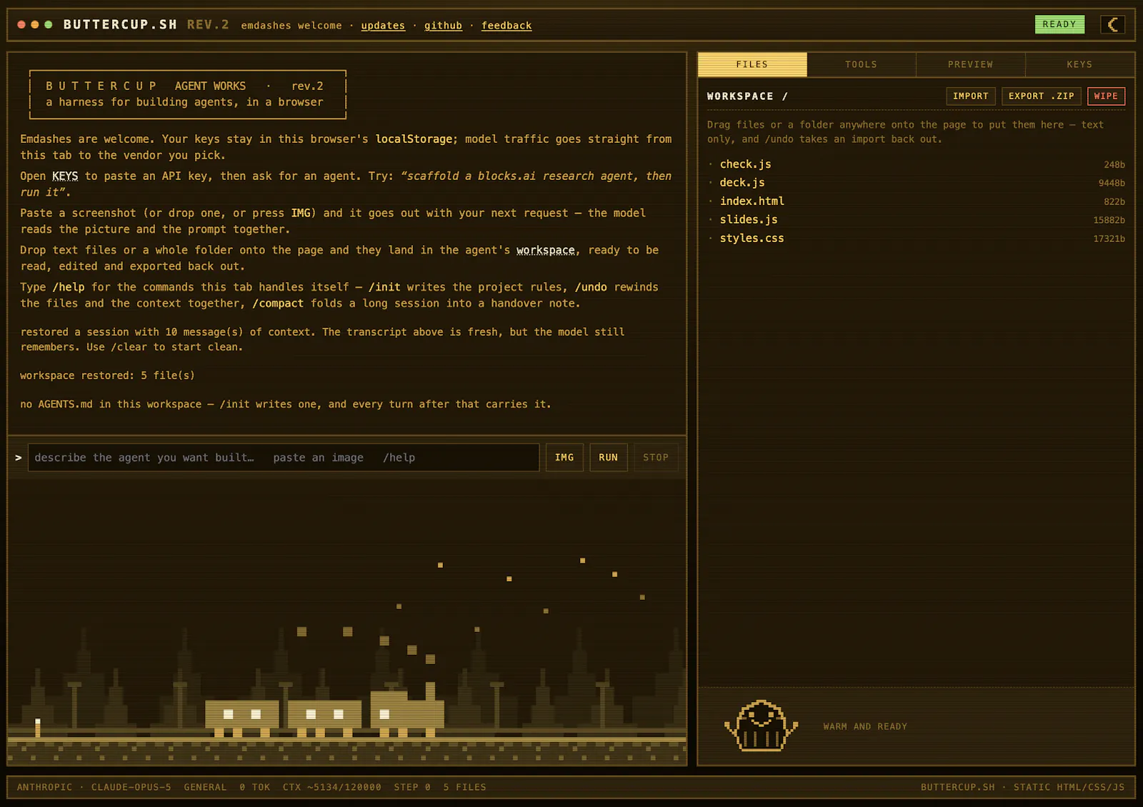 buttercup.sh screenshot 3