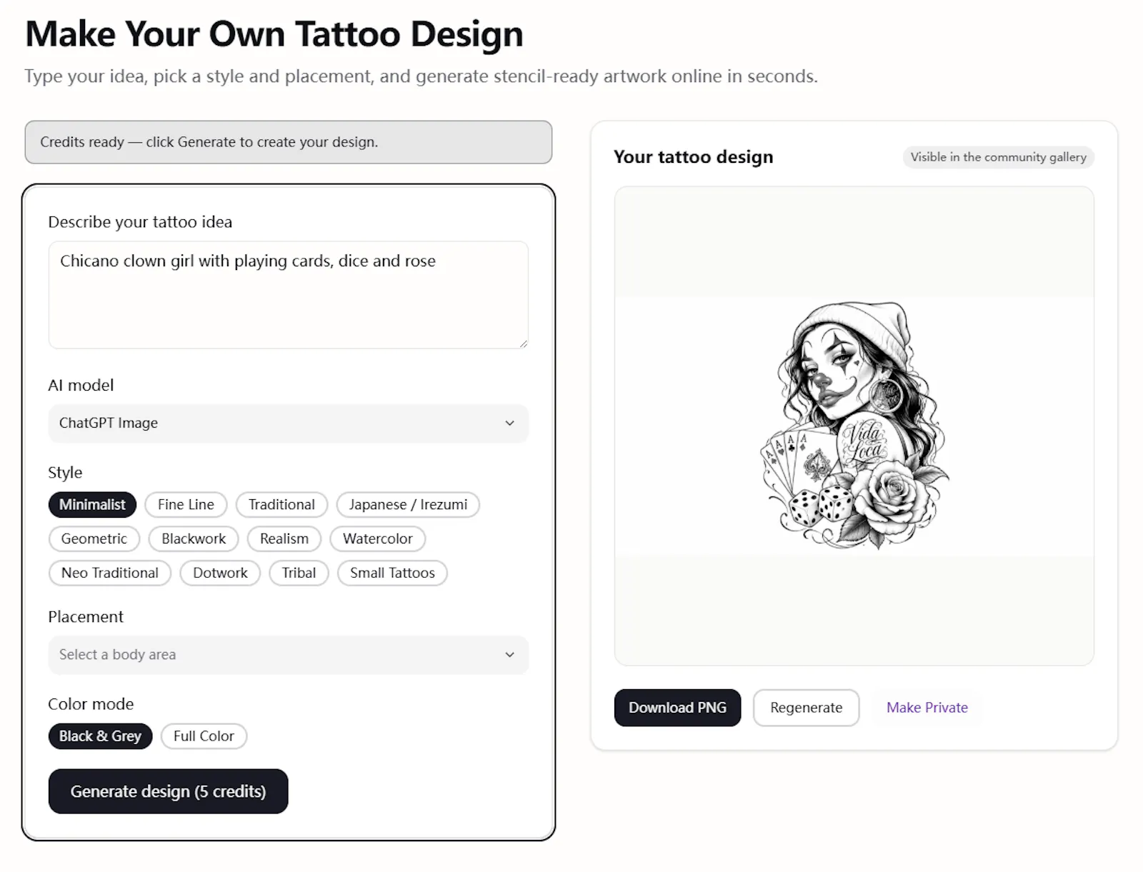 AI Tattoo Generator screenshot 2