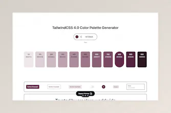 Tailwind 4.0 Palette Color Generator gallery image