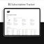 Subscription Tracker