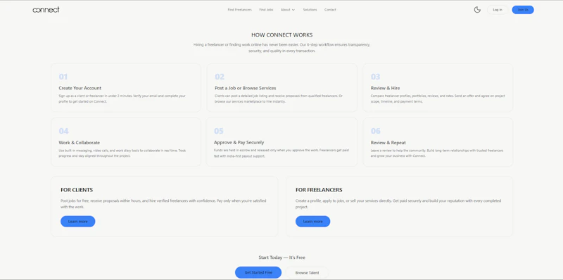 Connectfreelance screenshot 3