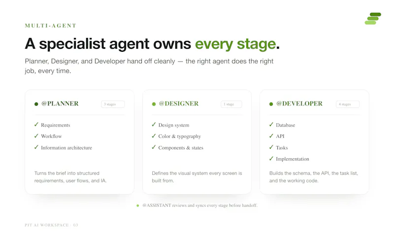 PJT AI Workspace screenshot 4