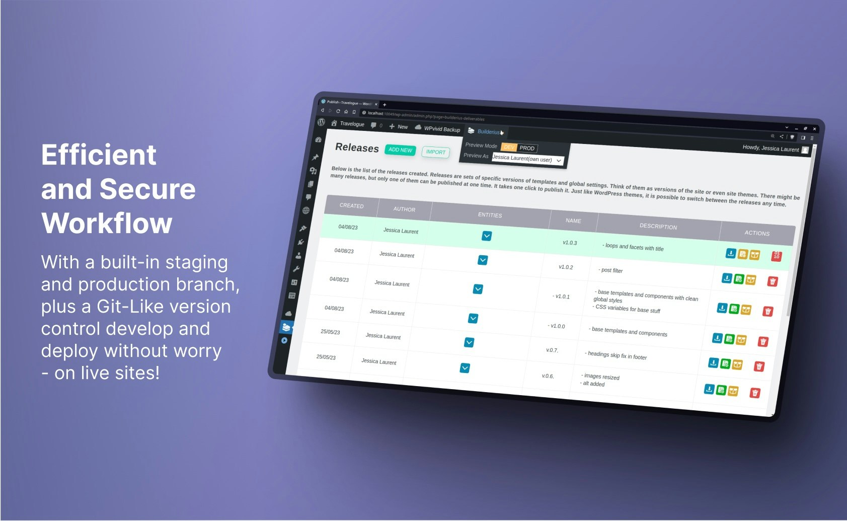Builderius - WordPress сайт -строитель медиа 4