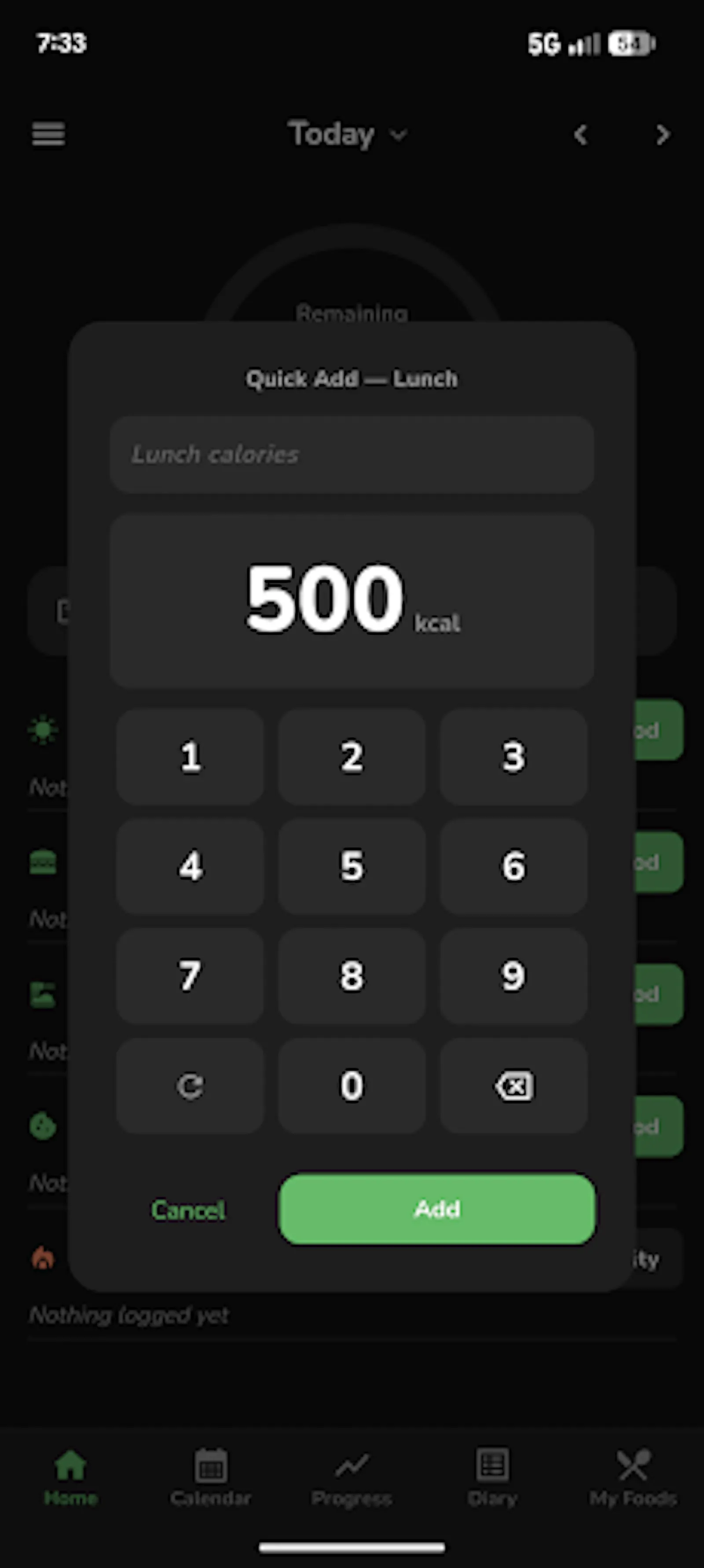 kcalSimple: Calories & Weight screenshot 3