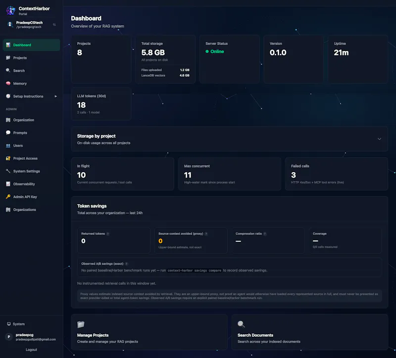 ContextHarbor screenshot 2