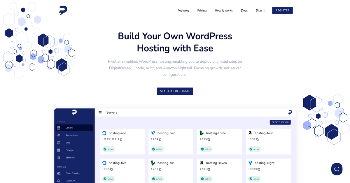Pivot - Costruisci facilmente il tuo hosting WordPress media 1