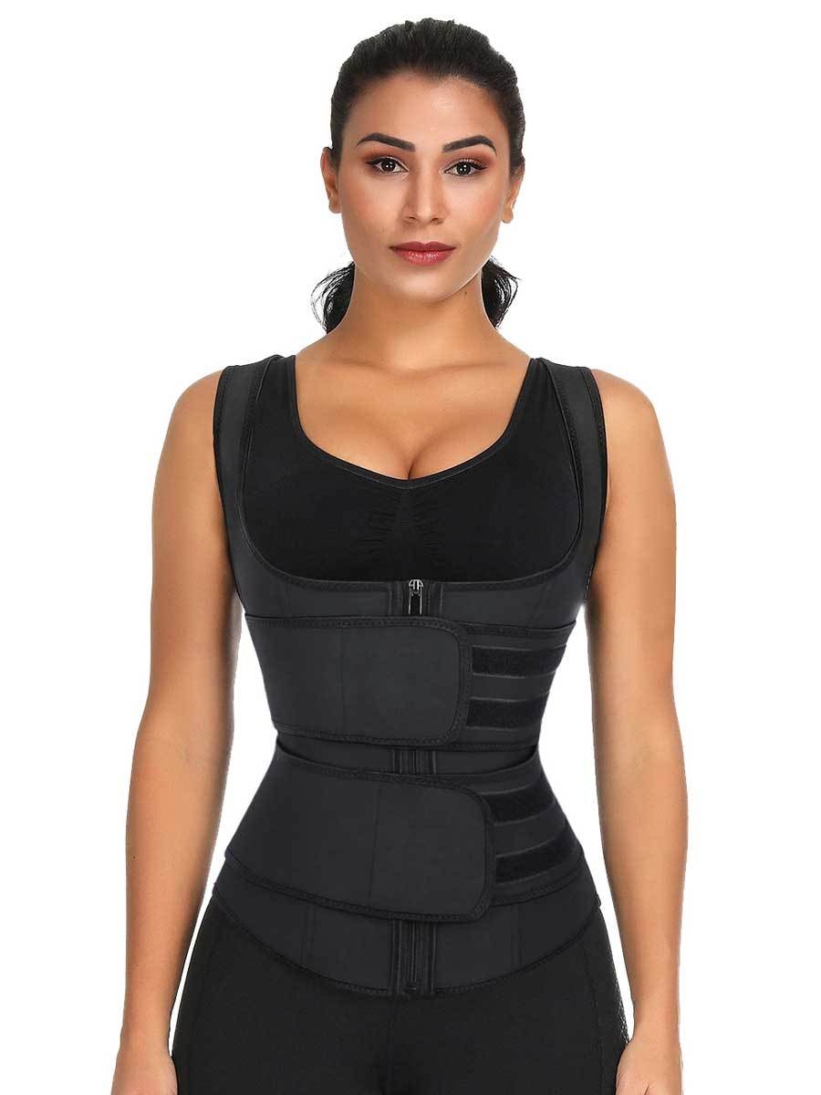 FEELINGIRL ZIPPER WAIST TRAINER VEST