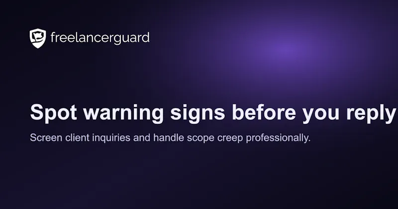 FreelancerGuard screenshot 1