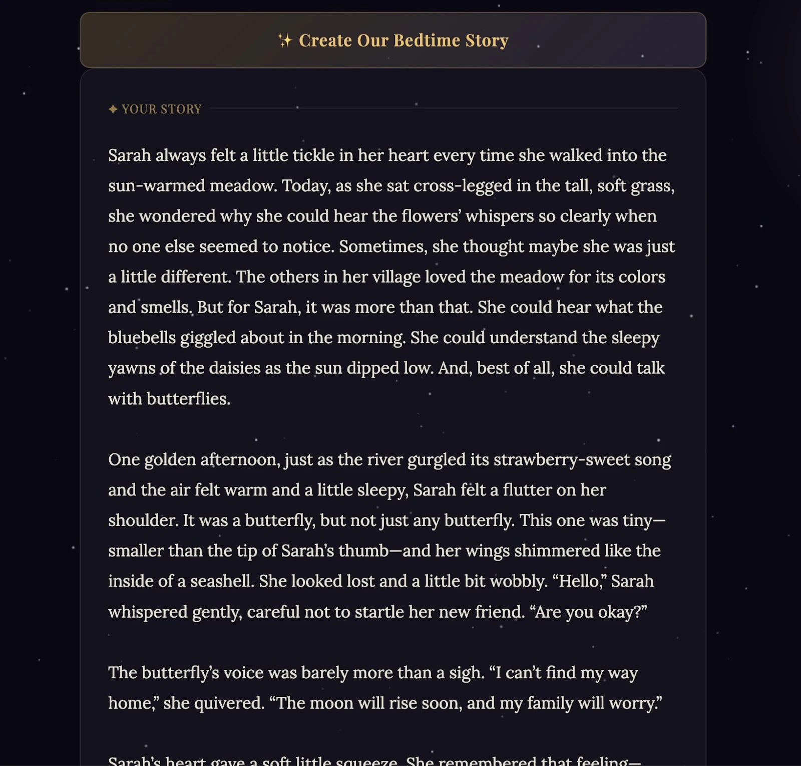 The Perfect Bedtime Story screenshot 3
