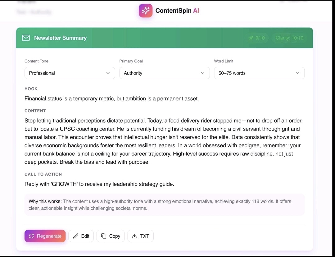 ContentSpin AI gallery image