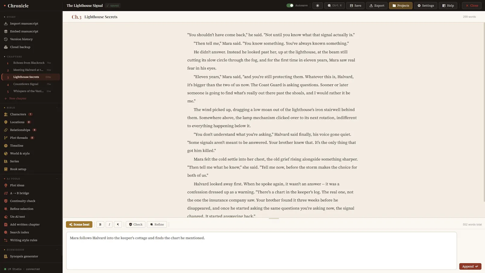 Chronicle screenshot 1