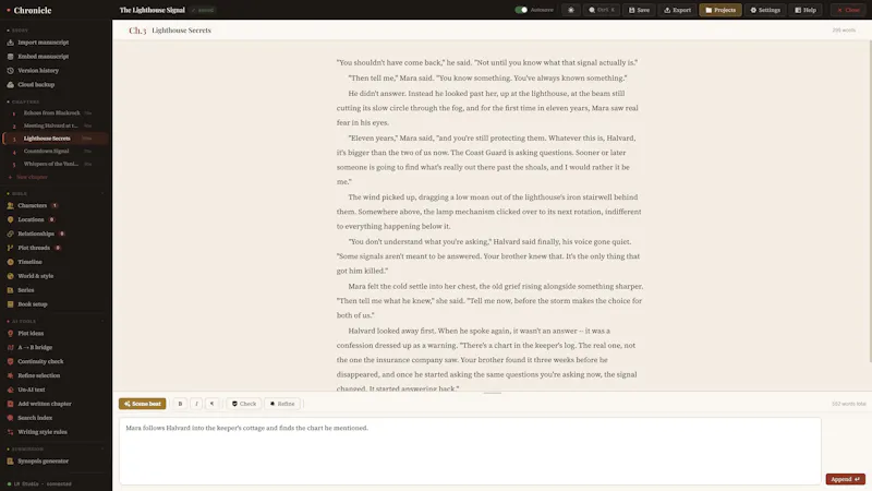 Chronicle screenshot 1