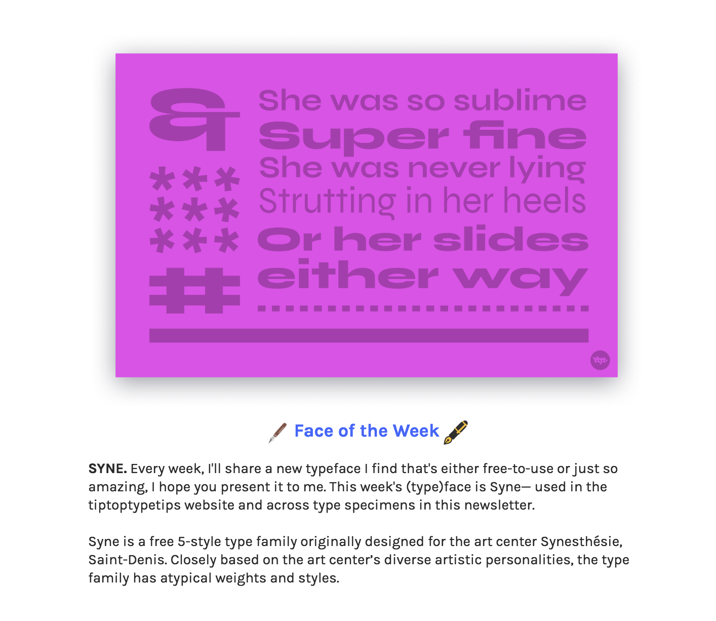 Tip Top Type Tips gallery image