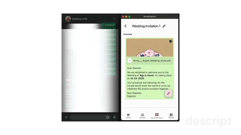 Weddingkart screenshot 1 (video preview)