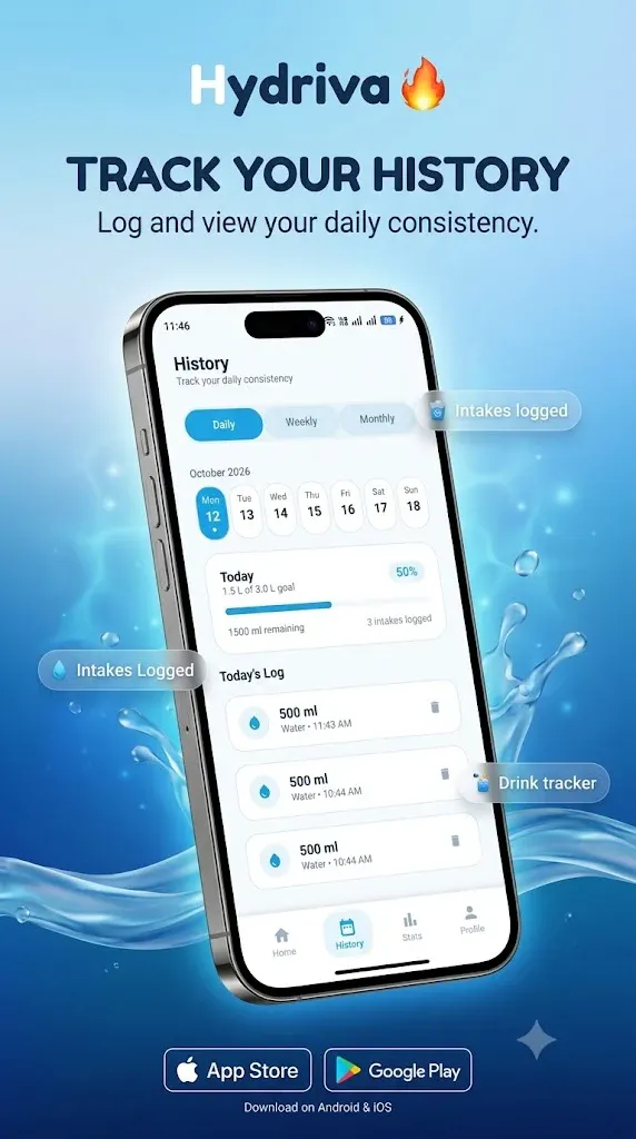 Hydriva - Water Tracker gallery image
