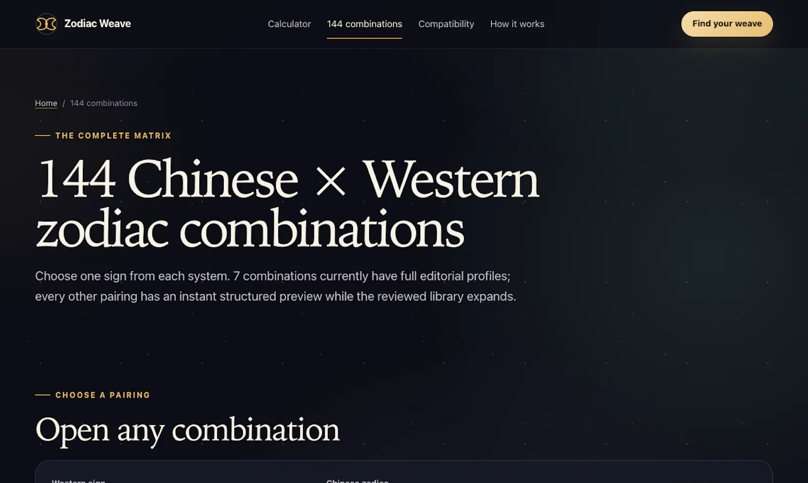 Zodiac Weave screenshot 3