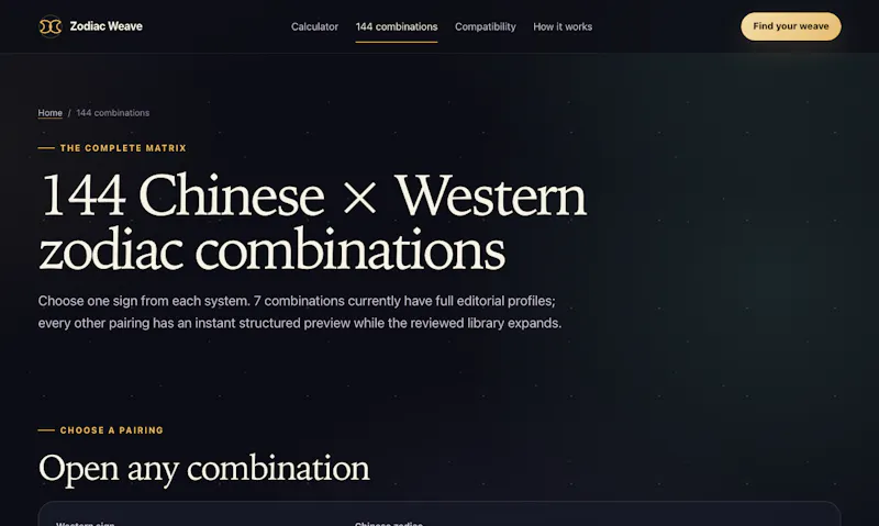 Zodiac Weave screenshot 3