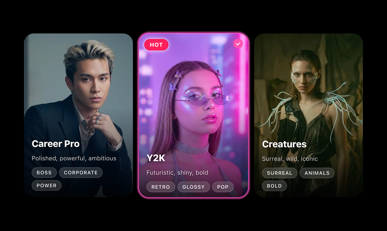 Picsart Persona & Storyline   - Screenshot 4 showing product features and functionality