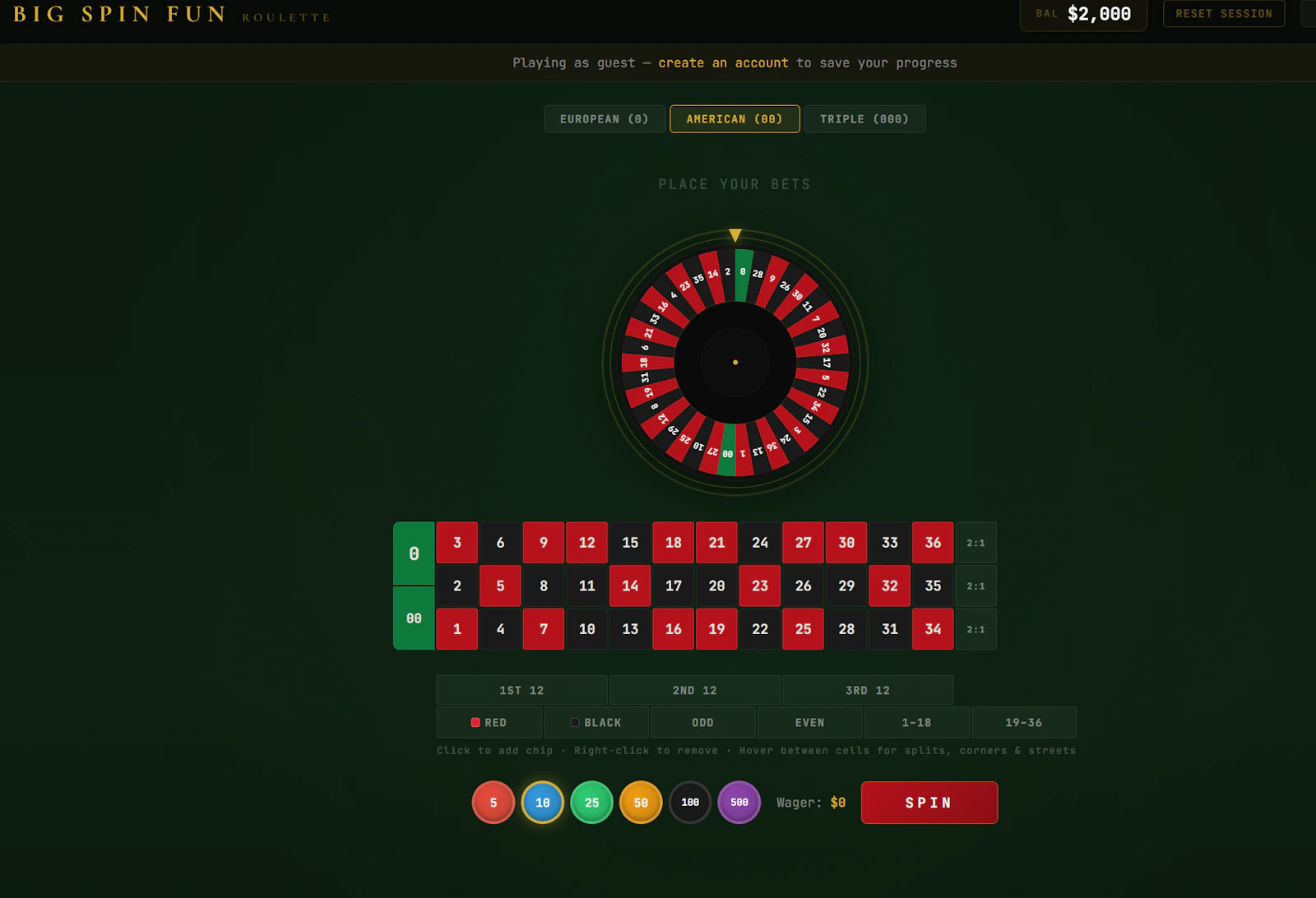Bigspinfun.com screenshot 1
