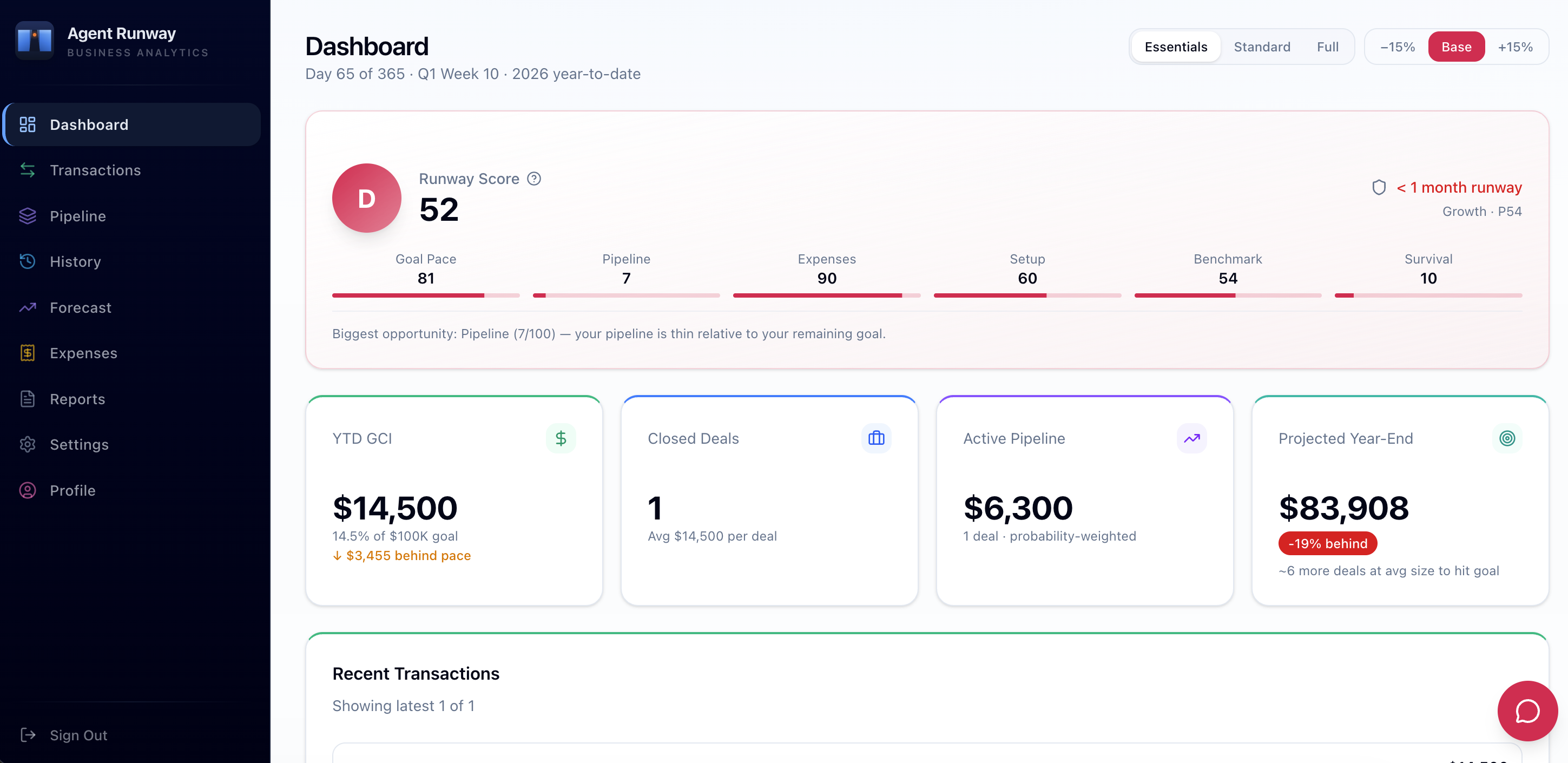Agent Runway - Screenshot 2 showing product features and functionality