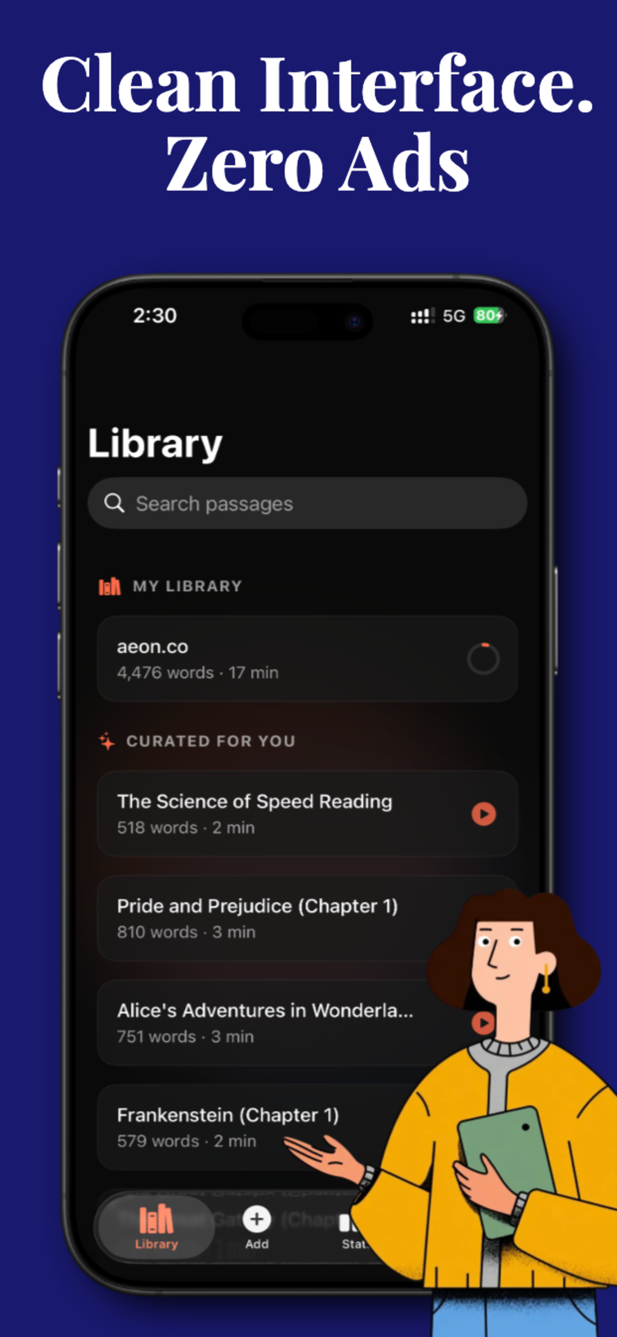 MotionRead - Screenshot 2 showing product features and functionality