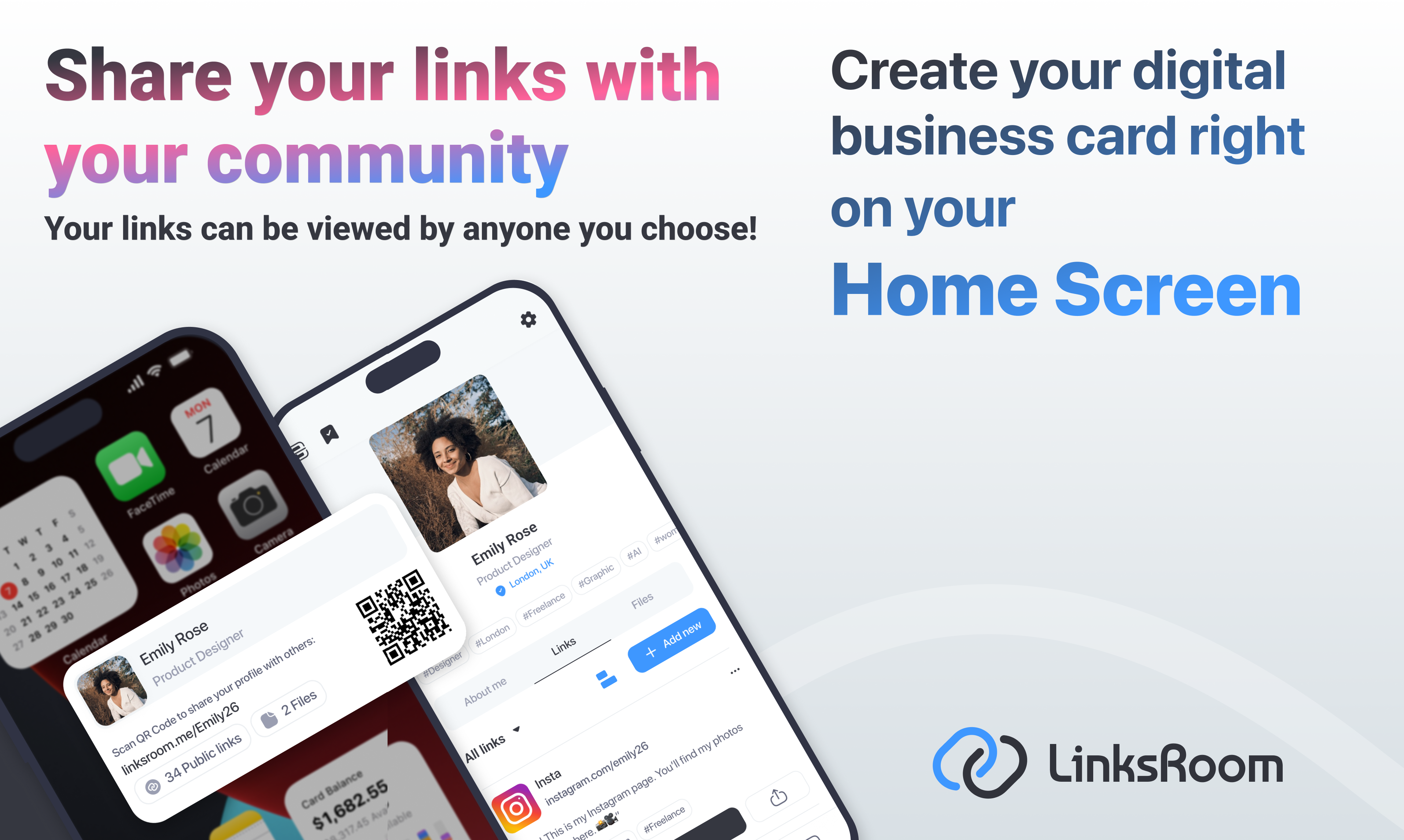 LinksRoom 2.0 - Main product screenshot demonstrating key features and user interface