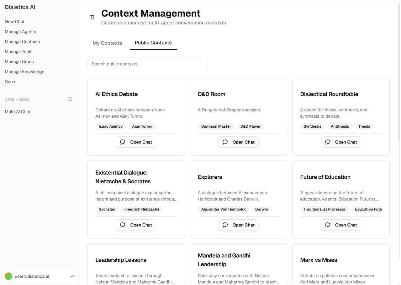 Dialetica AI - Screenshot 3 showing product features and functionality