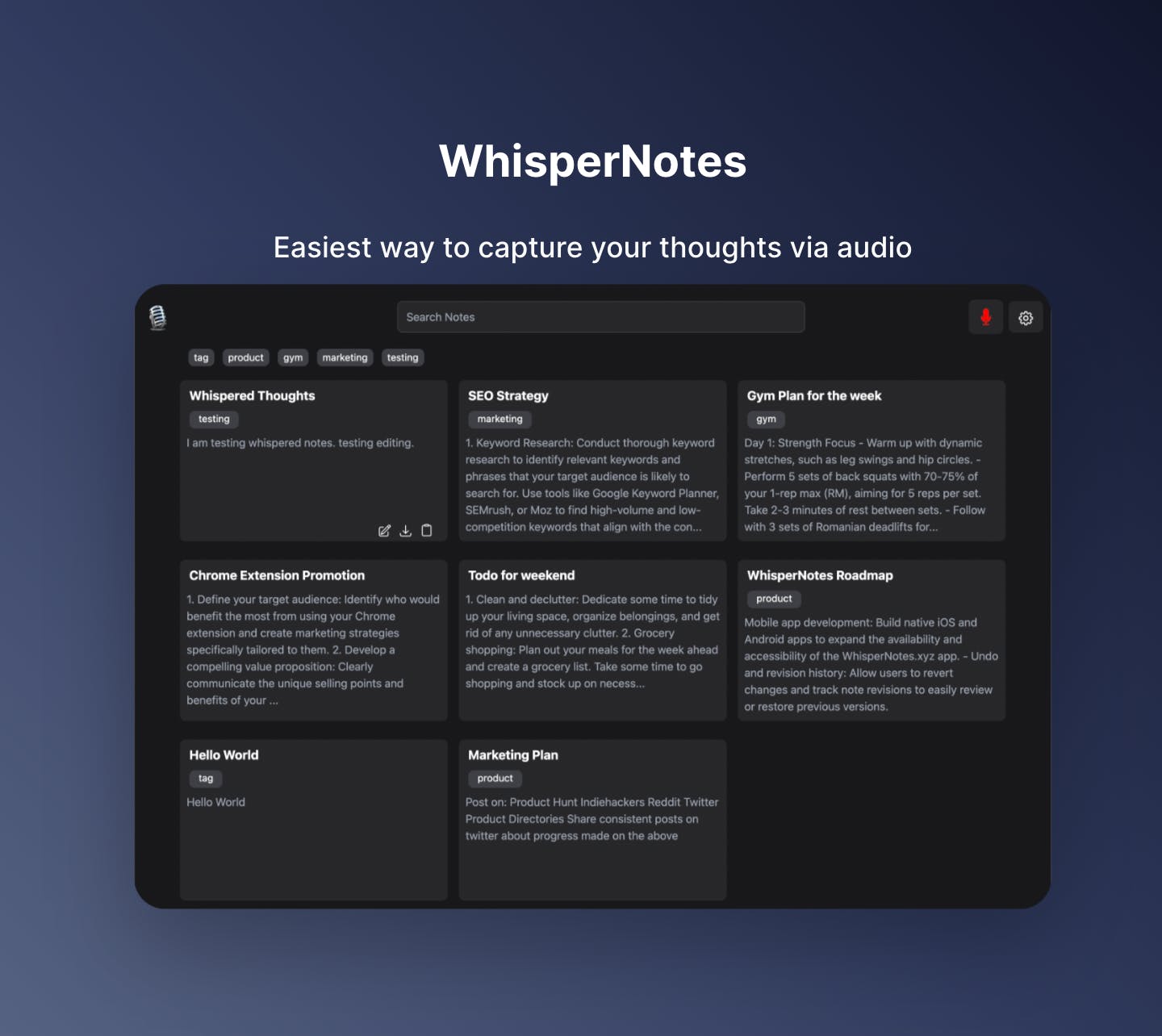 Whisper Notes media 1