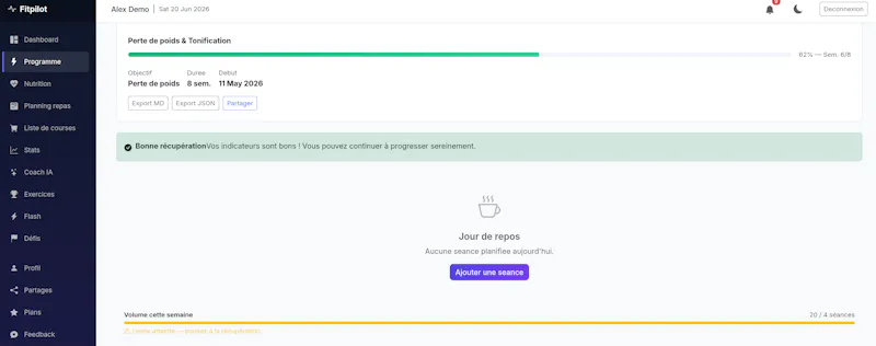 Fitpilot screenshot 5