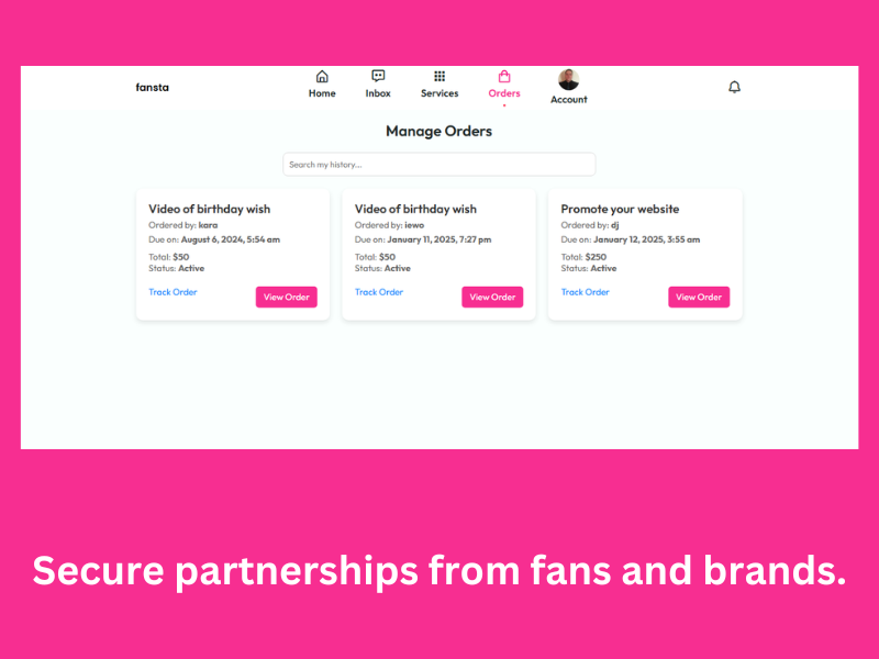 Média Fans - Connectez-vous avec des influenceurs, associez-vous à des influenceurs 5