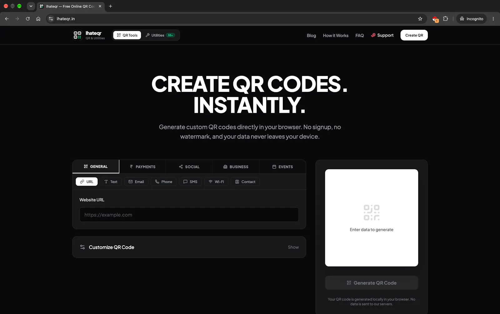 Ihateqr screenshot 1