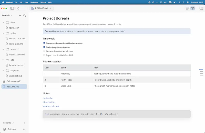 Monknot screenshot 2