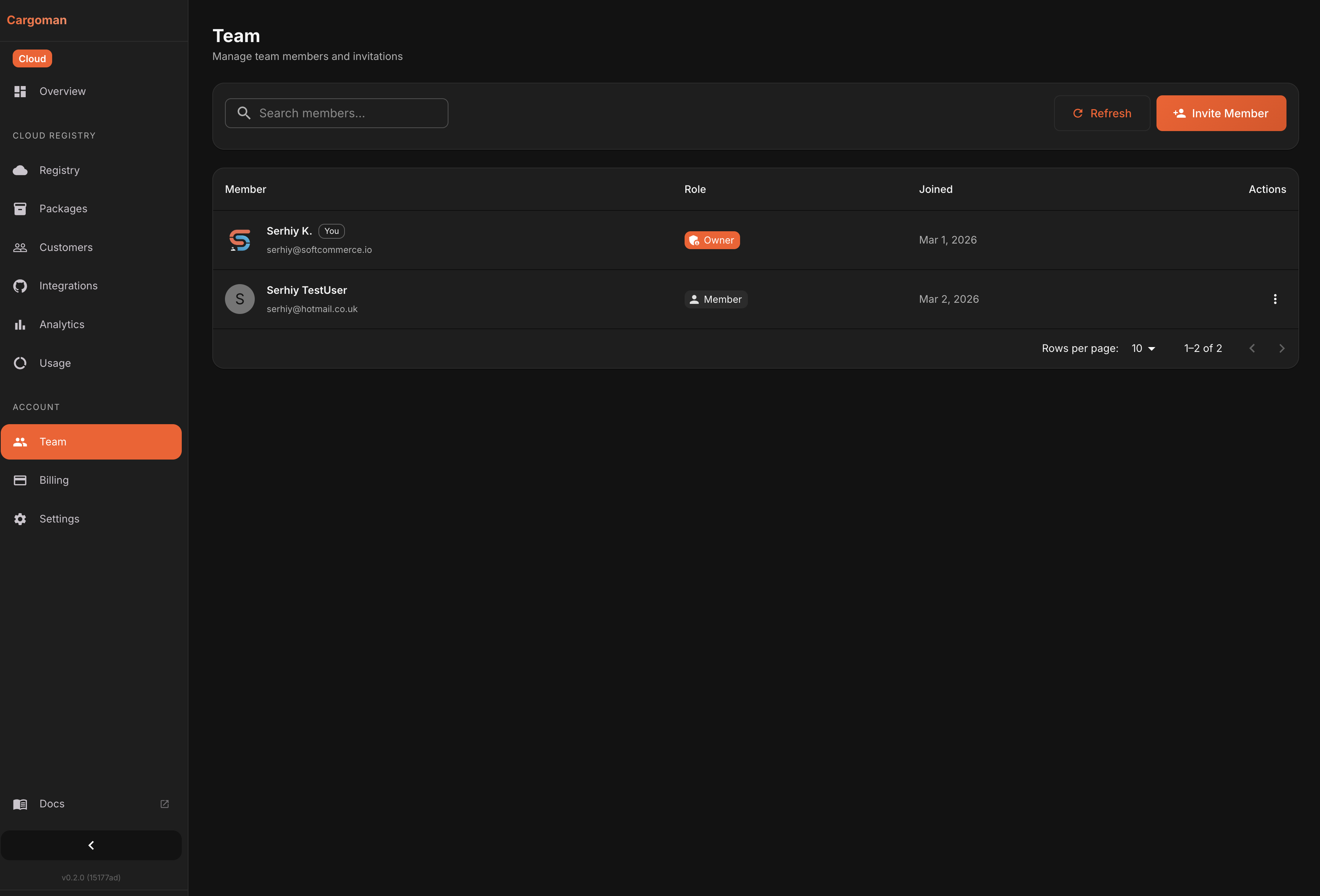 Cargoman - Screenshot 3 showing product features and functionality