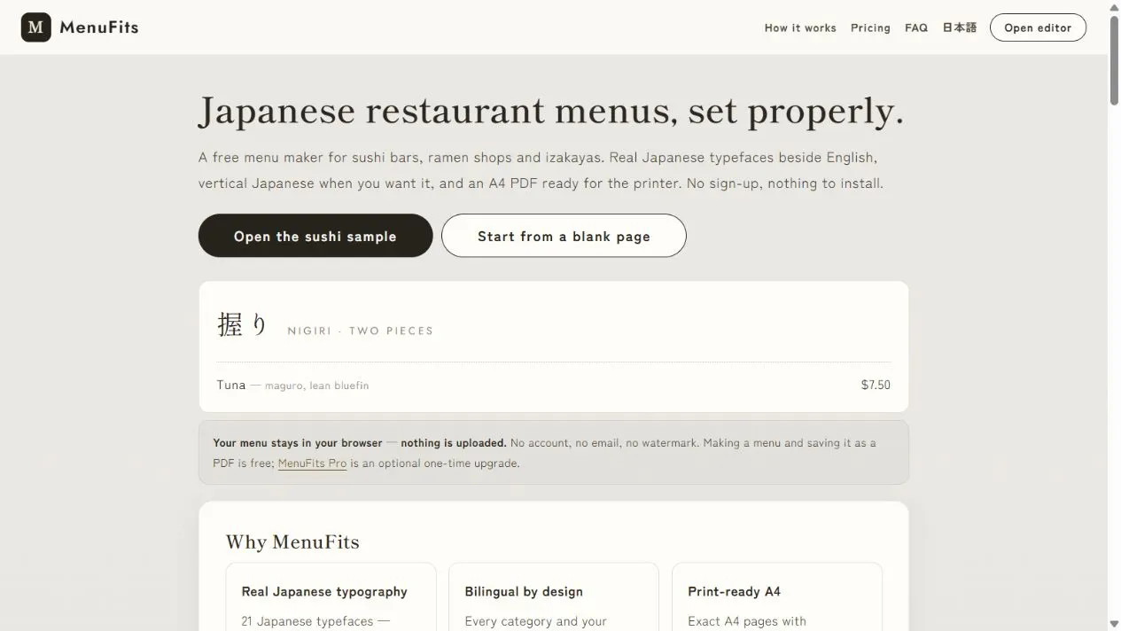 MenuFits gallery image