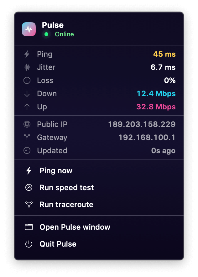 Pulse — Your internet, in real time gallery image