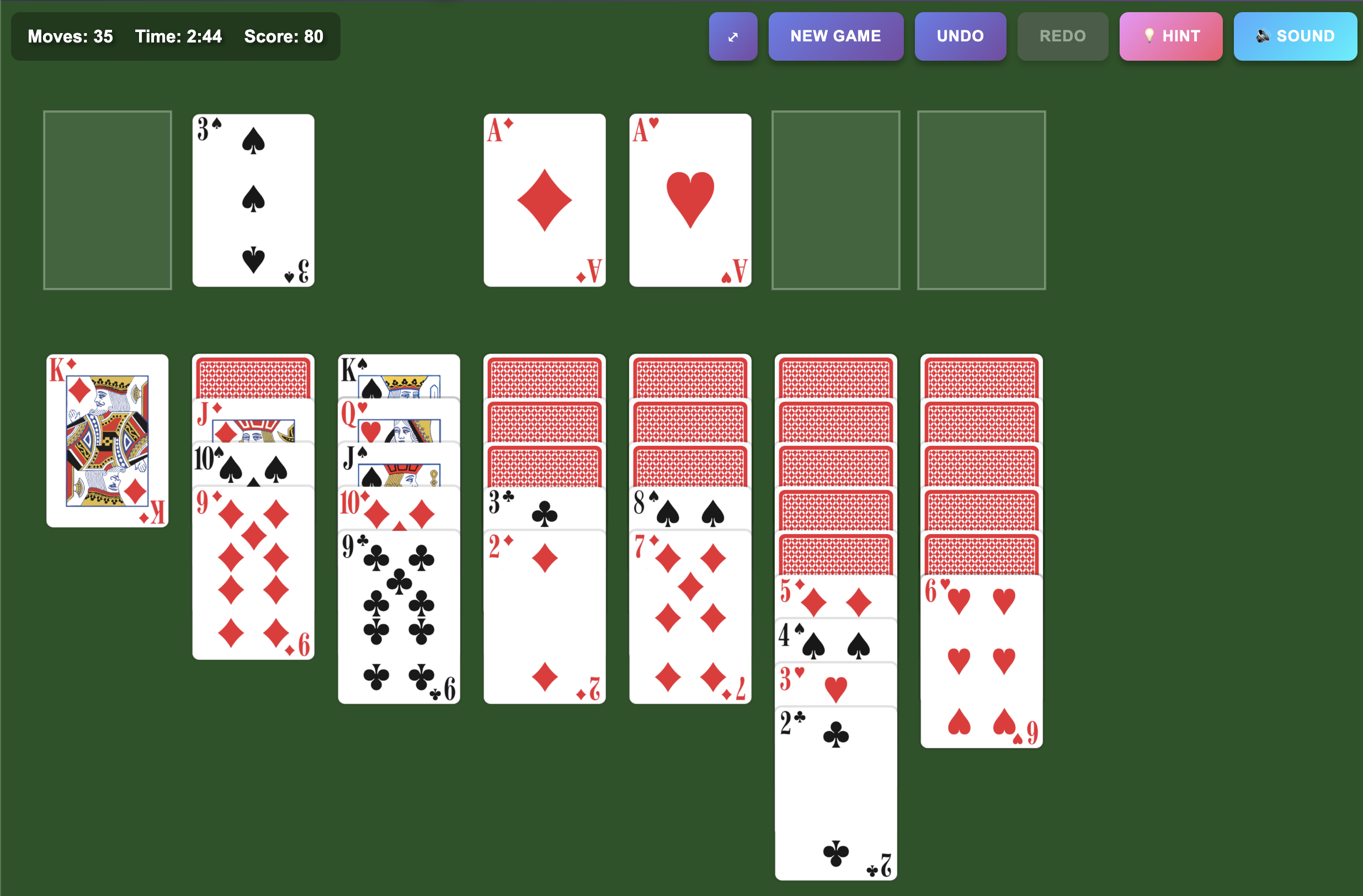 Play Online Solitaire gallery image