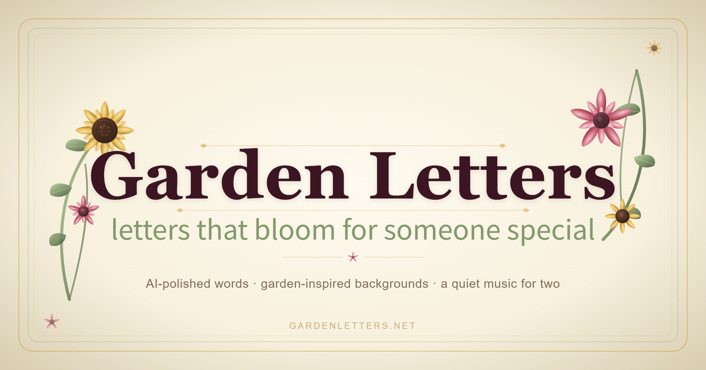 Garden Letters gallery image