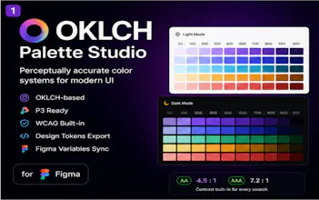 OKLCH Palette Studio for Figma gallery image