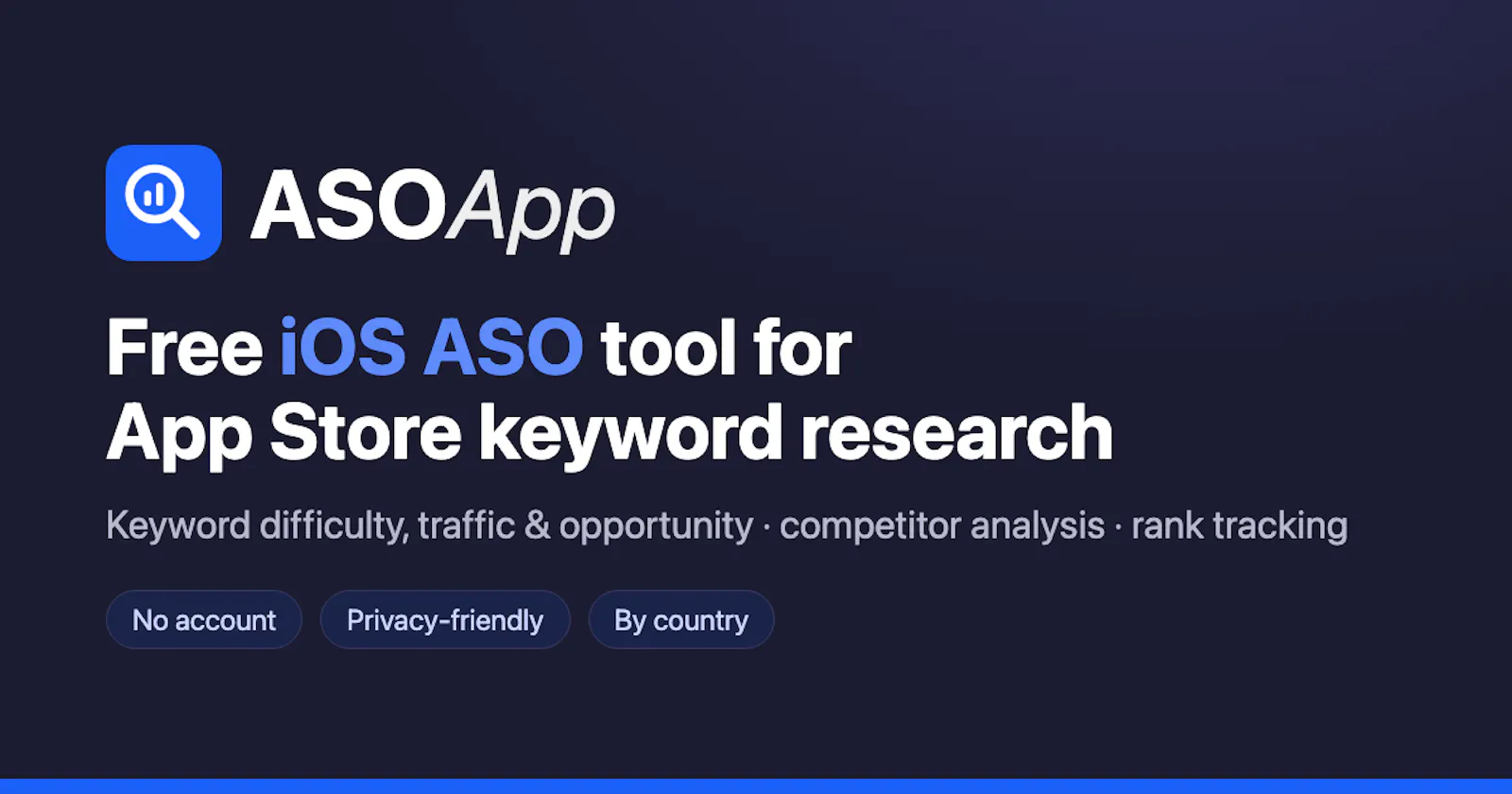 ASOApp - Free iOS ASO Tool screenshot 1