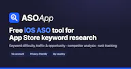 ASOApp - Free iOS ASO Tool