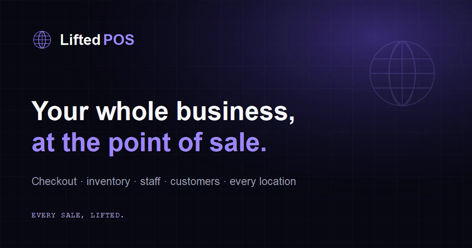 LiftedPOS screenshot 1