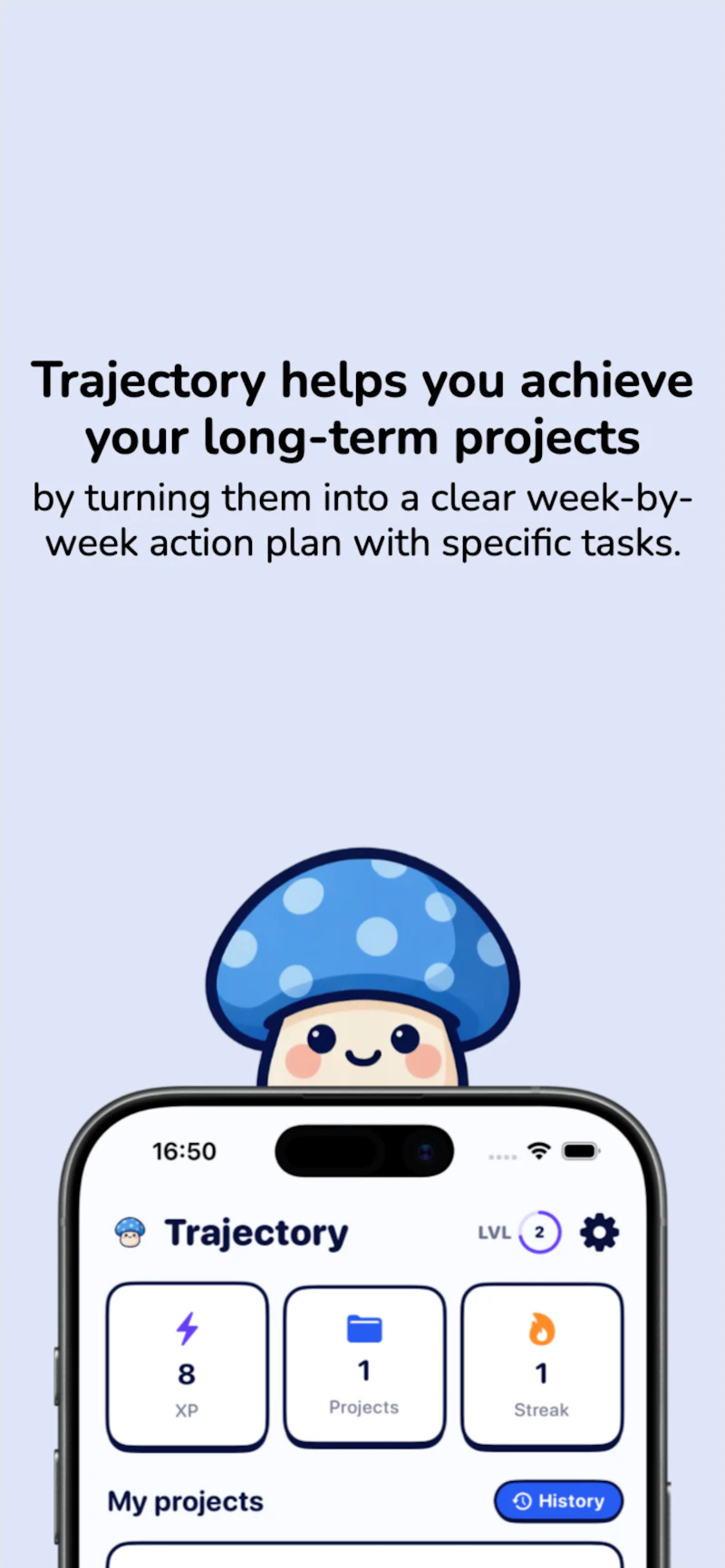 Trajectory: Project Roadmap screenshot 1