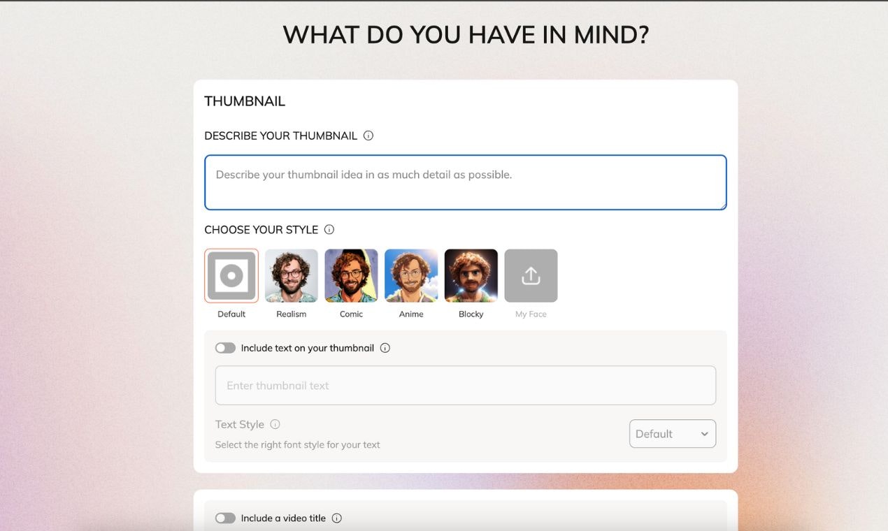 Daha iyi YouTube küçük resimler üretin. media 2