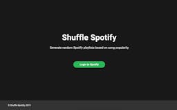 Shuffle Spotify media 2