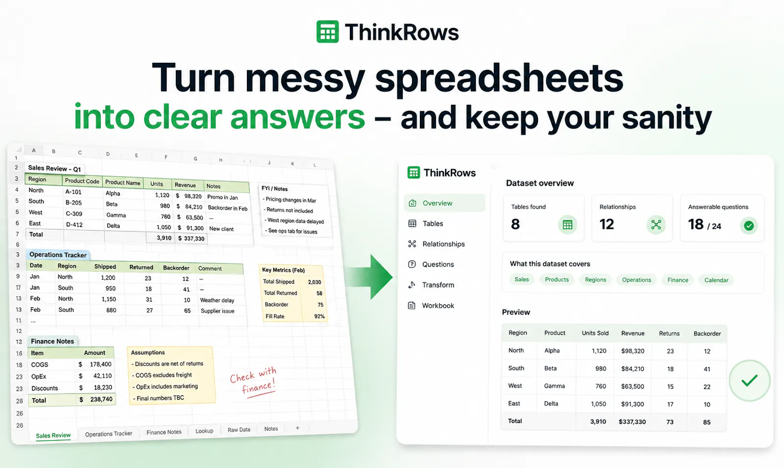 ThinkRows screenshot 3