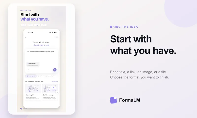 FormaLM screenshot 2