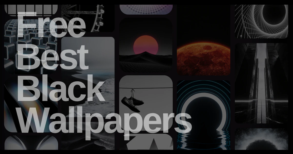 Just Black Wallpapers - All Free, No Ads