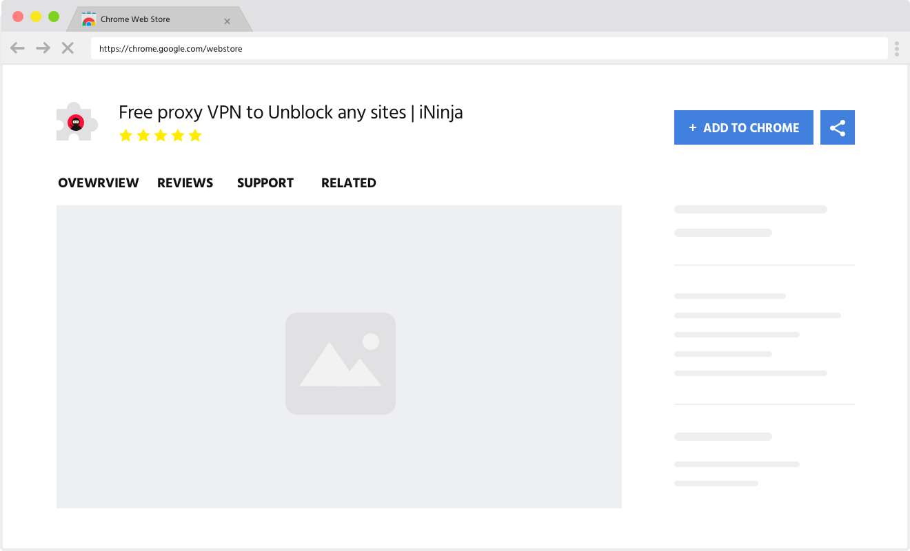 iNinja VPN is Proxy, VPN to Unblock site gallery image